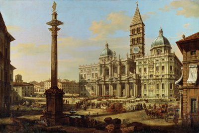 Santa Maria Maggiore, Rom, 1739 von Bernardo Bellotto